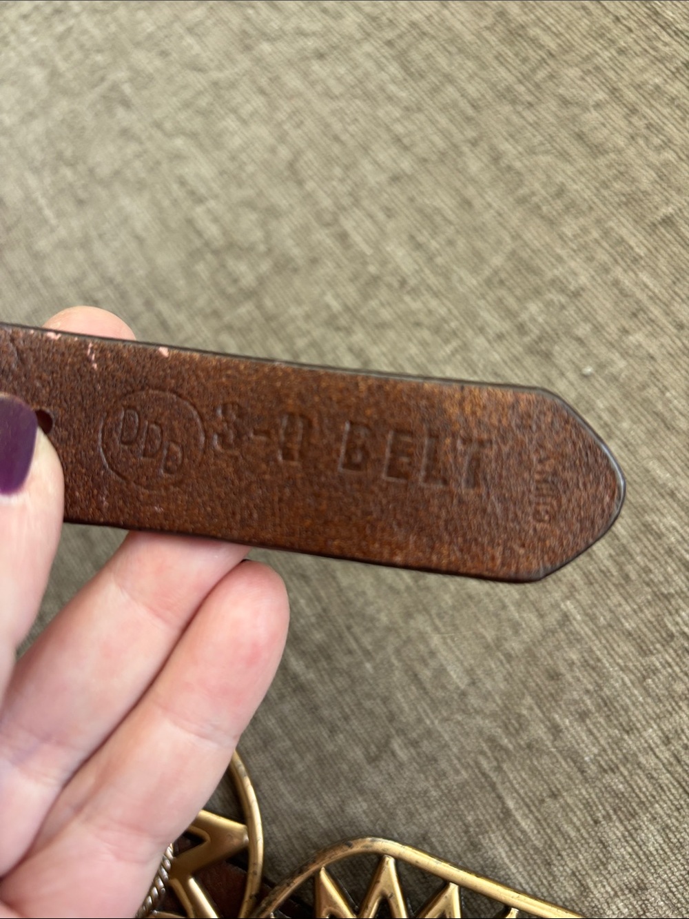 3-D (Ranch) Concho Belt - Picture 6 of 14